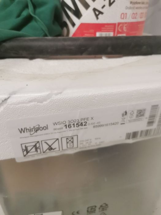 Zmywarka Whirlpool WSIO3O34PFEX 44,8cm