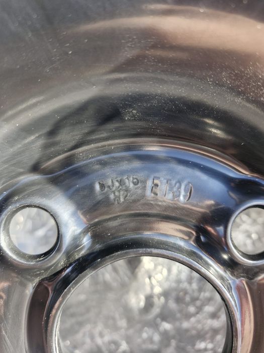 Felgi stalowe 14” Fiat Punto – komplet 4 szt. – malowane proszkowo – czarne