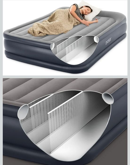 Intex 64136ND – Materac dmuchany Dura-Beam Pillow Rest Deluxe Double