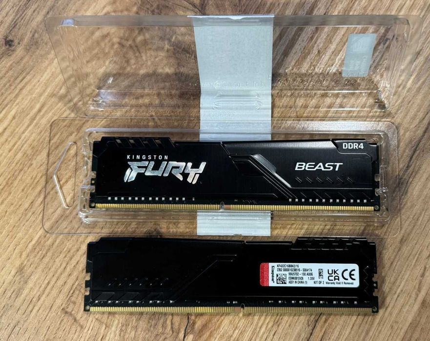 Pamięć RAM Kingston FURY 16GB (2x8GB) DDR4 3200MHz CL16 GWARANCJA