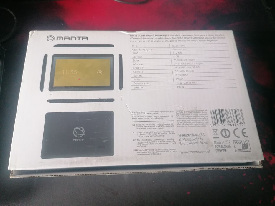 Tablet Manta MID713QC