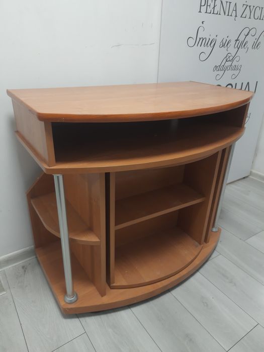 Szafka rtv stolik pod telewizor z barkiem obrotowym