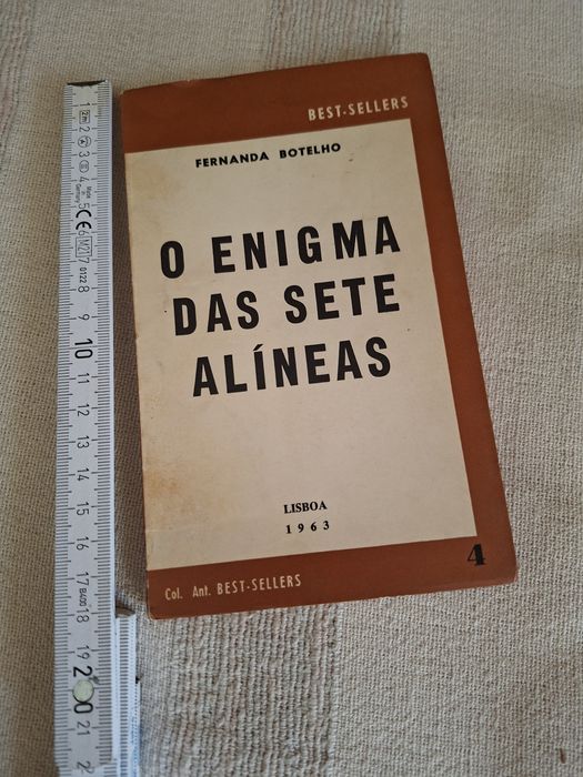 Fernanda Botelho O Enigma das Sete Alíneas primeira edição