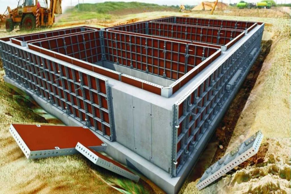 Szalunki systemowe stropowe ścienne fundamentowe stemple wynajem podpory skośne pionujące zaciski blaty dźwigary głowice trójnogi ankry ściągi słupy