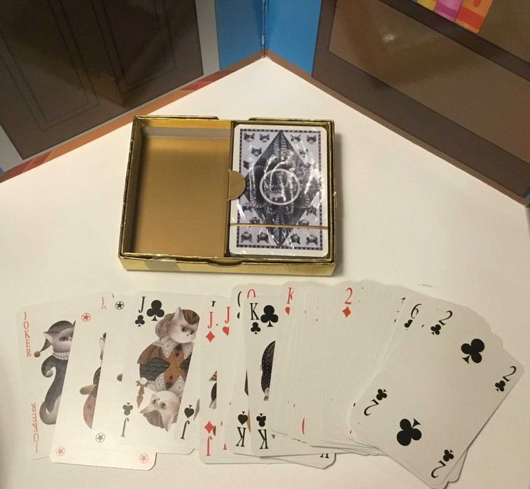 Игральные карты Итальянские кошечки австрийской фабрики Piatnik 2x55