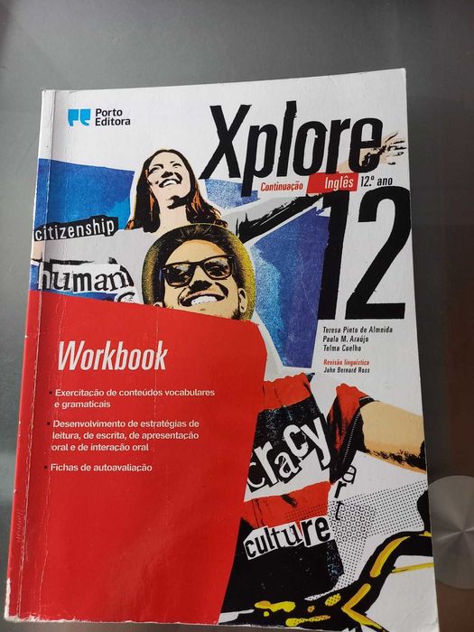 Manual + Caderno de atividades de Inglês 12ºano- Xplore 12