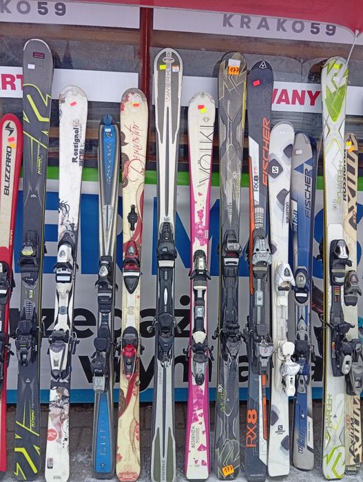 Narty po 100 zł. Sprawne.Serwisowane. Przecena. Serwis Krako59.