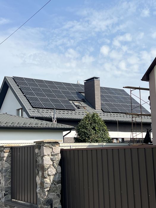 Монтаж сонячних панелей iнверторiв зелений тариф краща цiна сес