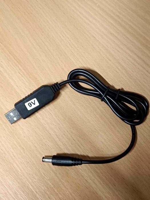 Кабель живлення роутера модема wi-fi від павербанка - 9V 5,5*2,5мм