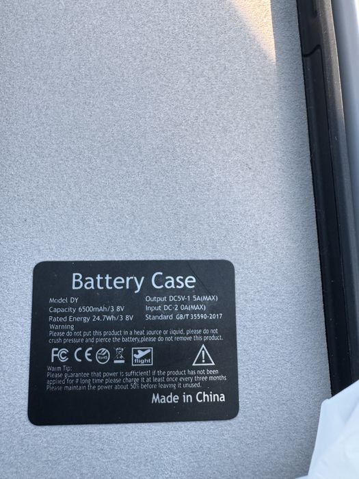 Battery Case 12 pro max
