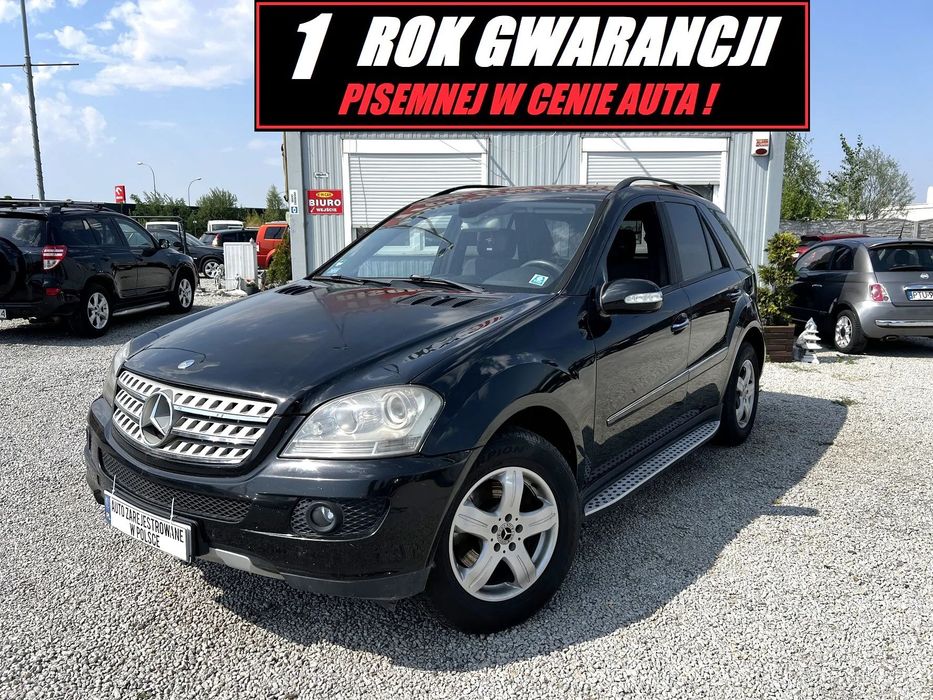 Mercedes-Benz ML 1 ROK GWARANCJI W CENIE AUTA, Zamiana, Automat, Alu, 3.0 Diesel