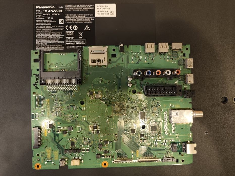 Panasonic TX47AS650E płyta głowna