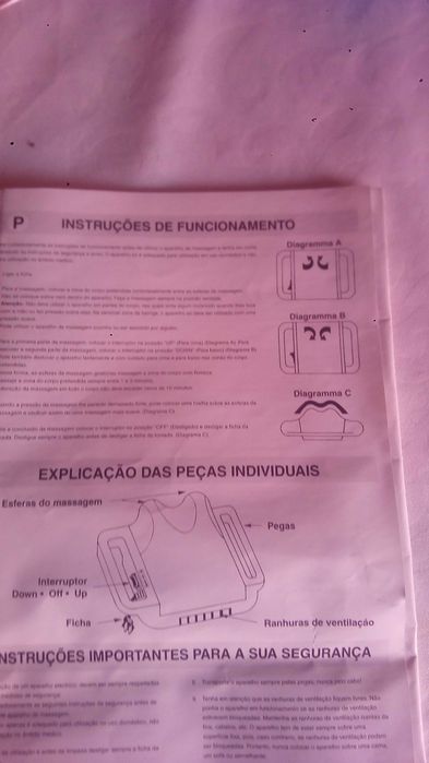 Novo preço 32€- TRIVETEK massageador  shiatsu