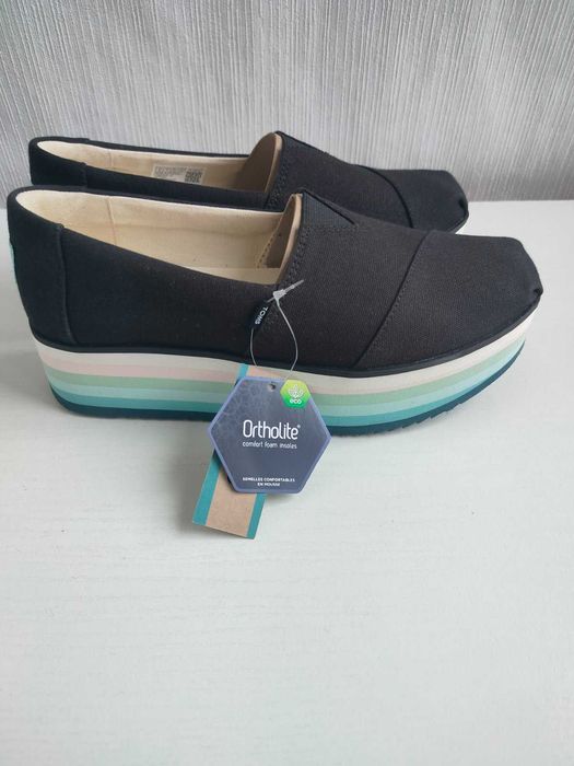 Эспадрильи на платформе Toms alp platform из америки на ногу до 25 см
