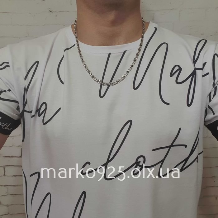 Товстий срібний ланцюжок якір гранений. Чоловіча масивна цепочка Біт