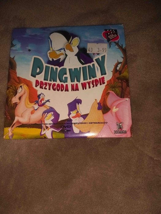 DVD z bajką Pingwiny Przygoda na wyspie