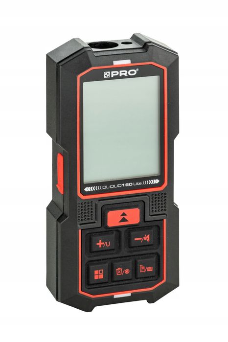 Dalmierz laserowy DL-DUO160LITE 160m USB-C tracking LCD dwustronny PRO