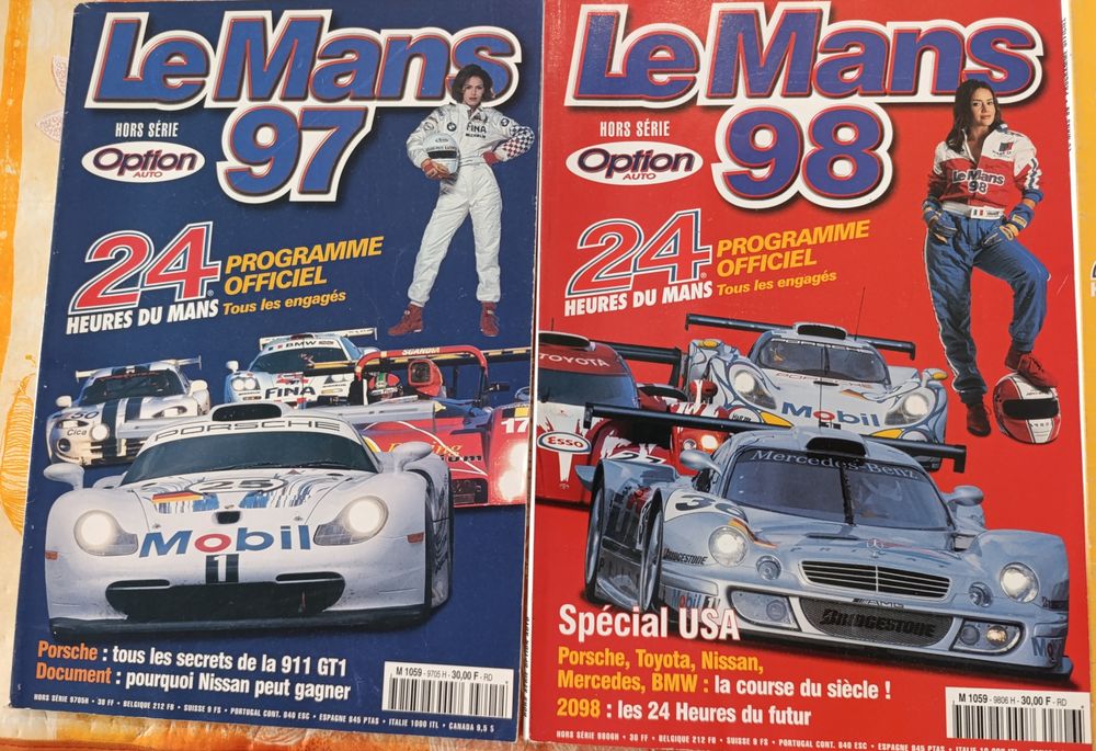 Programas Oficiais 24H Le Mans (1997 a 2000)- Coleção Option Auto