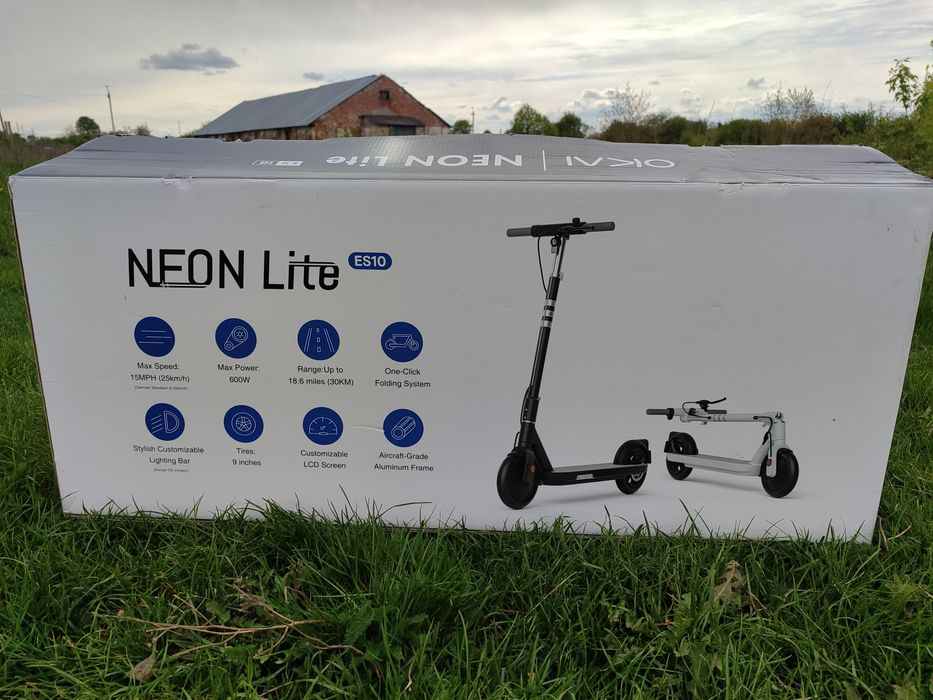 Електросамокат OKAI ES10 NEON Lite 600w