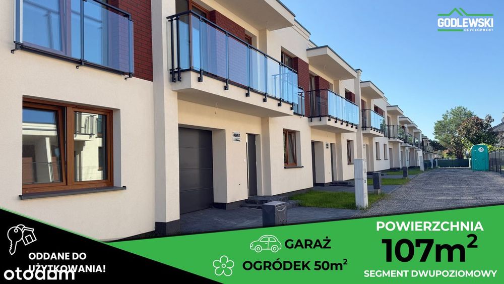 IDEALNY DLA RODZINY! Gotowy segment z ogródkiem i miejscem parkingowym