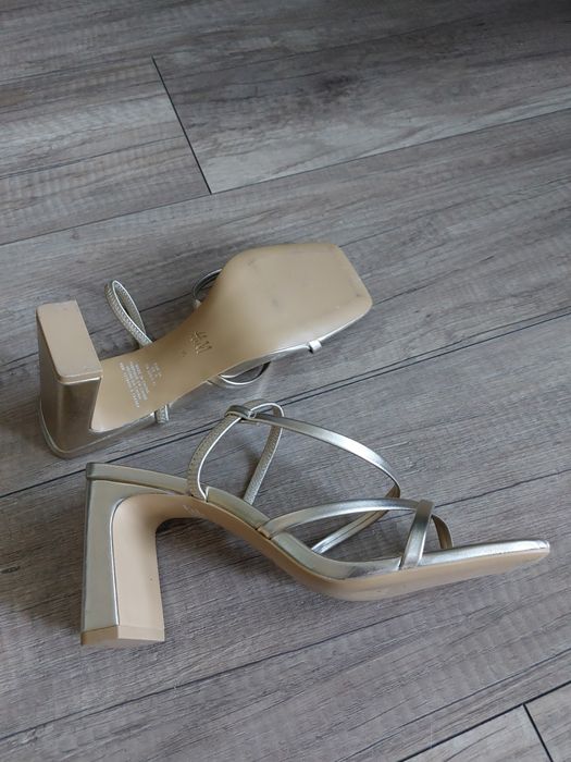 Złote sandały H&M 36 , nowe