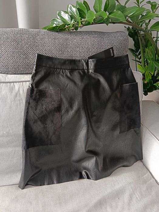 ECHO spódnica ekoskóra 42