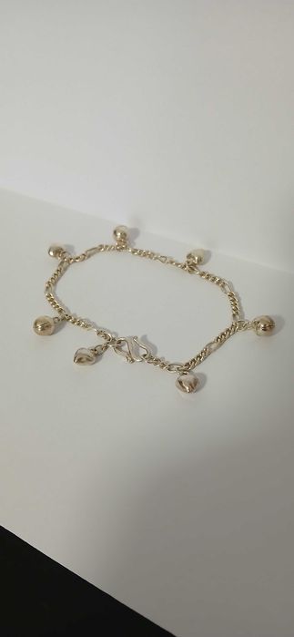 Pulseira de prata de Bebé com Sinos