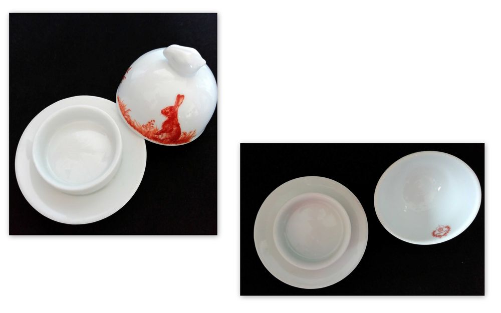 Prato The Hunter by Myott, Covilhete de paté Royal, Pote/ caixa Porart