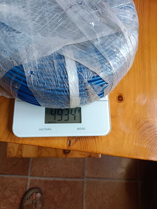 Przewód LINKA kabel JEDNOŻYŁOWY 4mm2 Niebieski 100m