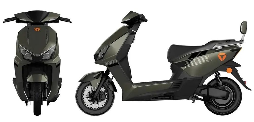 Електричний мопед Yadea GT25 1400W 72V 23Ah графеновий новий