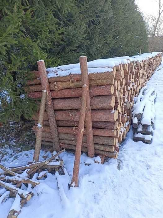 Opał sosnowy metrówki, klocki rąbane