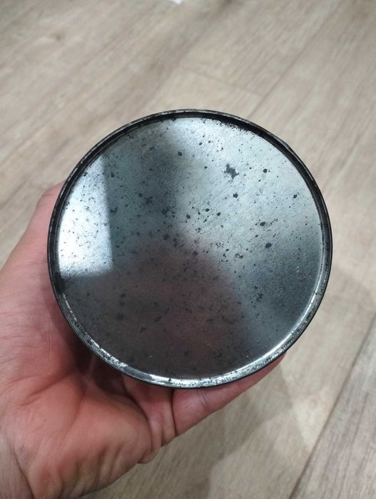 Lata óleo antiga Columbia