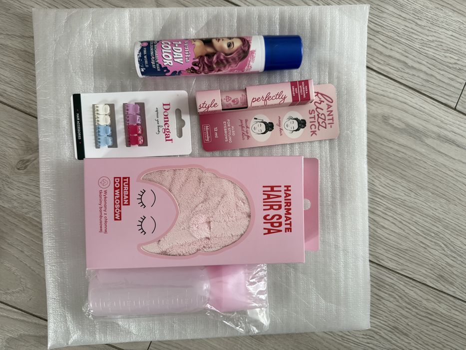 Zestaw akcesoriów do włosów + turban Hairmate