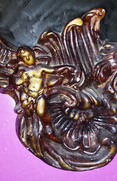 Винтажное зеркало в стиле барокко под реставрацию