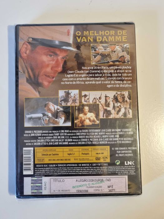 DVD do filme "A Legião dos Duros" NOVO Selado