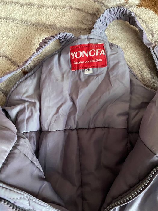 Зимова куртка комбінезон костюм комплект 86р.