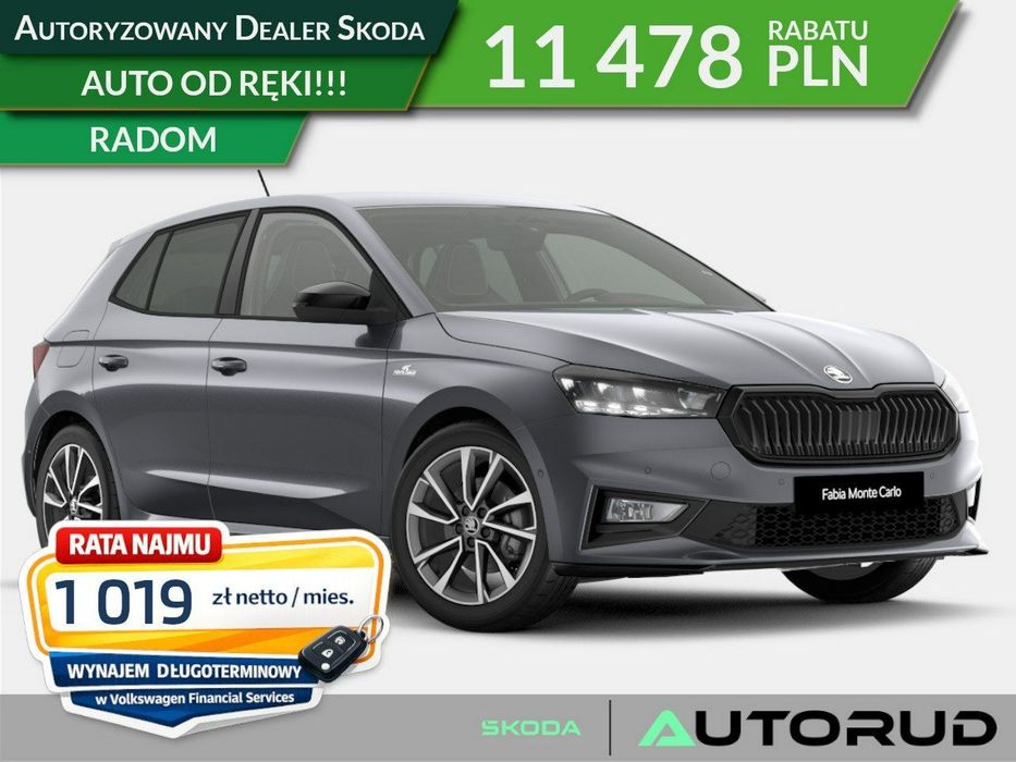 Skoda Fabia Monte Carlo 1.5TSI 150KM automat DSG Winter Plus Comfort Plus Park&Go
