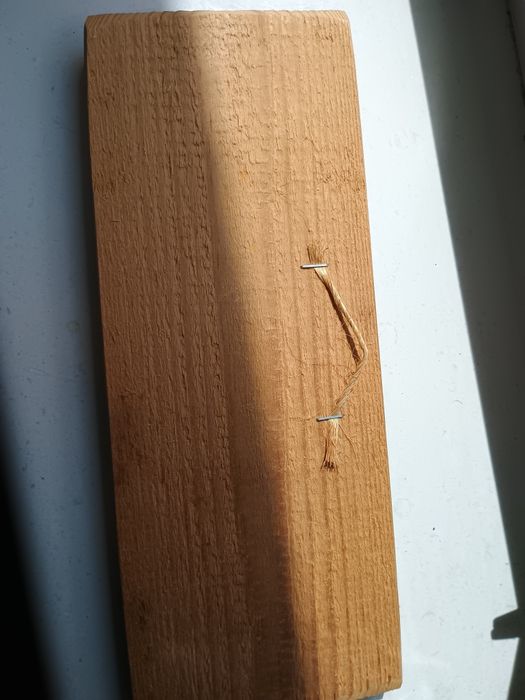 Ozdoba z drewna z rybami