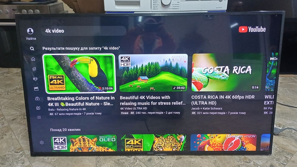 Samsung Smart 55 дюймів UE55MU6199U телевізор Самсунг смарт 4к