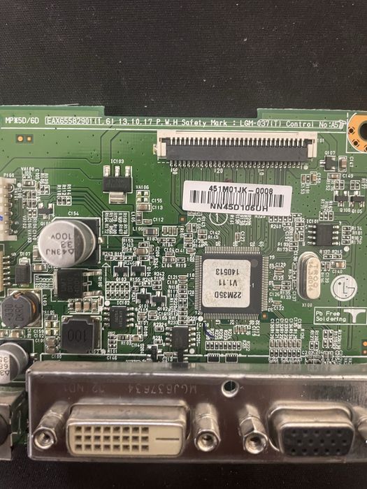 Плата управління для монітора LG 22MP55D  EAX65582901 (1.6)