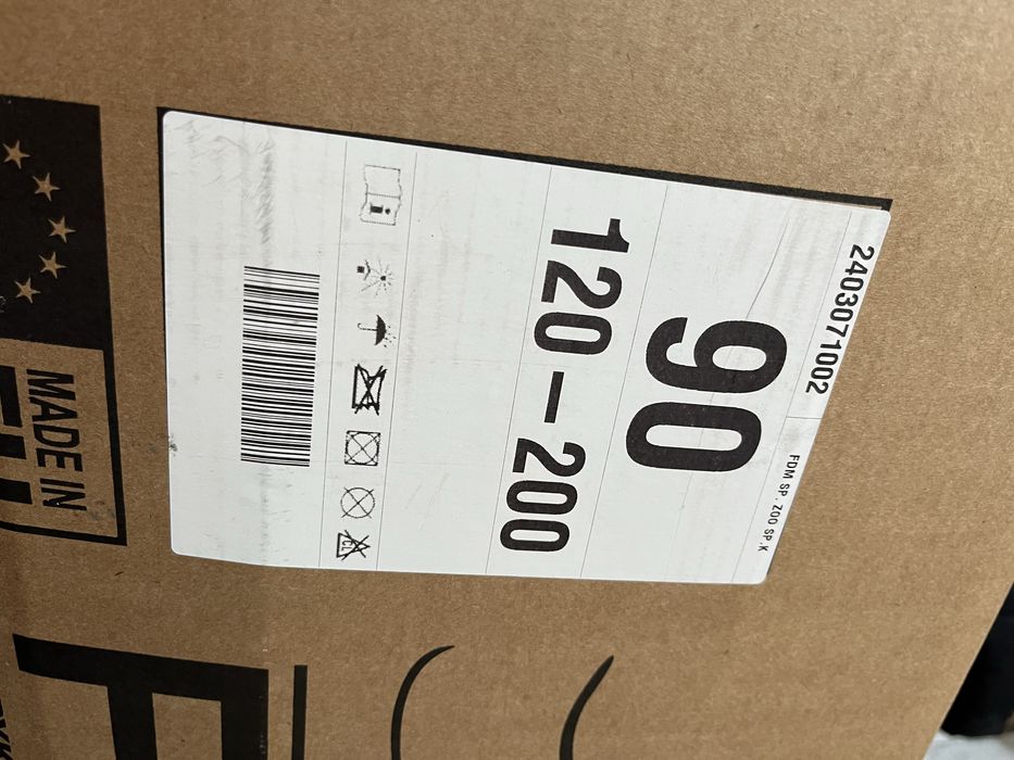 Materac w pokrowcu medycznym 120x200