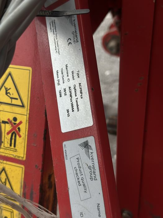 Сівалка Optima Tandem 8+4