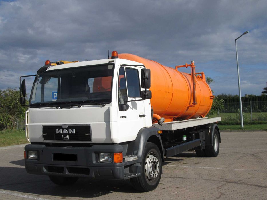 MAN 18.224, asenizacja, asenizacyjny, beczka 12m3