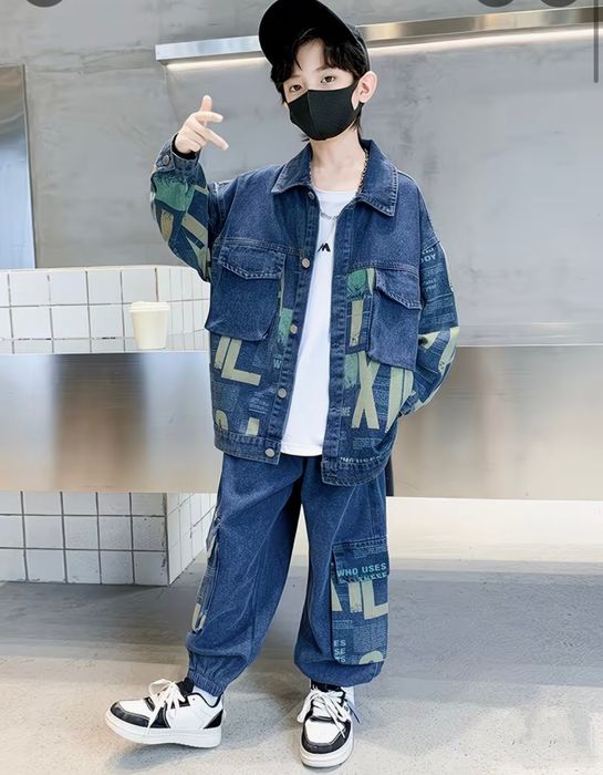 Джинсовий костюм на хлопчика джинсовый костюм  джинсы и пиджак