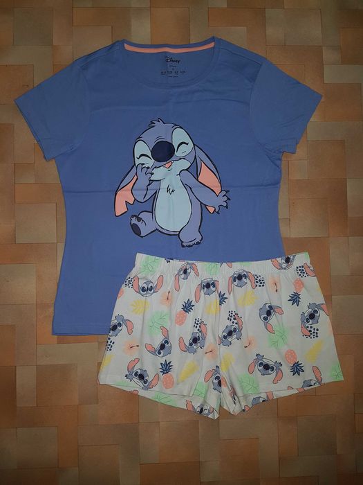 Яркая, красивая пижама, комплект котон Стич, Stitch Disney S р-р