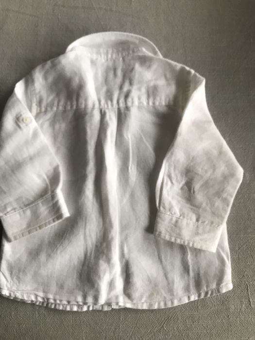 Camisa linho bebé