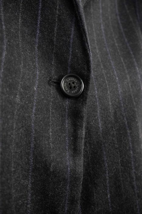 Marynarka Ralph Lauren w paski biurowa klasyczna casual wełniana