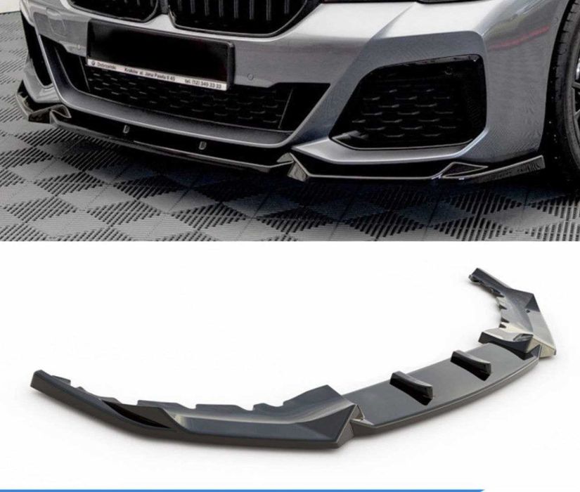 Сплиттер BMW G30  в стиле Maxton Design диффузор губа спойлер сплiтер