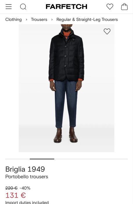 Джинси Briglia 1949 Rick Owens Issey Miyake Our Legacy