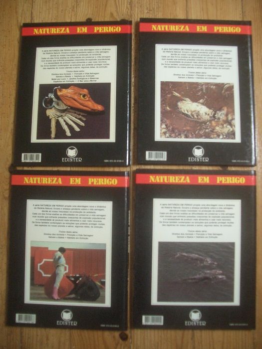 Conj. 4 livros Ecologia recomendados pela Quercus (NOVOS)